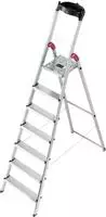 Hailo Stehleiter 'L60 StandardLine' 7 Stufen, silbern 230 cm Silber