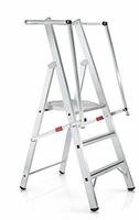 Zarges Stufenleiter ZAP Safemaster S mit gro&szlig;er Plattform 3 Stufen