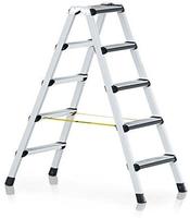ZARGES 41434, ZARGES Comfortstep B - LM-Stufen-Stehleiter 2x5 Stufen