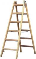 MUNK Holz Stehleiter 2x10 Sprossen