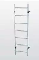 MUNK Schachtleiter Stahl verzinkt 300mm breit 4 Sprossen 1,12m lang