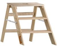 Layher 1055 klappbarer Holzstufentritt 4 Stufen