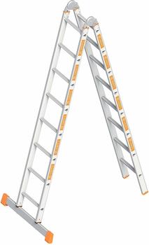 Layher Topic 1056 Klappleiter 2x8 Sprossen