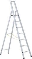 Zarges Stehleiter Saferstep S, 41376, mit Plattform, aus eloxiertem Aluminium, bis