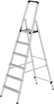Günzburger Steigtechnik Stufenstehleiter ML 6 Stufen (11226)