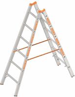 Layher Topic 1039 Sprossenstehleiter 2x6 Sprossen