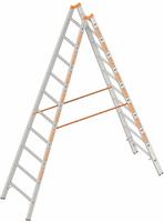 Layher Topic 1039 Sprossenstehleiter 2x10 Sprossen