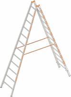 Layher Topic 1039 Sprossenstehleiter 2x12 Sprossen