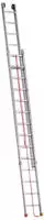 Layher Topic 1037 Seilzugleiter Mit Quertraverse 2x18 Sprossen