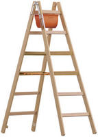 Layher 1038 Holzstehleiter 2x6 Sprossen