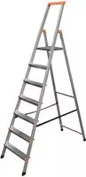 Krause - Monto Alu 7-stufen-stehleiter Solidy Bis 150kg Din En131 Aluleiter