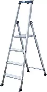Krause Solido Stufen-Stehleiter 5 Stufen