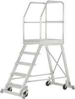 Mobile Plattformtreppe 7 Stufen - Maximale Arbeitsh&ouml;he. 3.70m - 6888/07