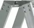 Günzburger Steigtechnik Stehleiter beidseitig begehbar mit Rollen 2x12 Stufen (41224)