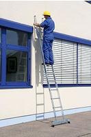 Aluminium-Anlegeleiter mit nivello&reg; -Traverse 24 Sprossen