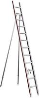 Obstbaumleiter Aus Aluminium 14 Sprossen - Regulierbare H&ouml;he - 3049/14