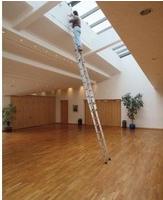 Munk Sprossen-Schiebeleiter 2-teilig ohne Traverse 2x6 Sprossen