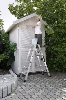 Günzburger Steigtechnik Doppel-Stehleiter 2x10