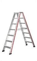 Hymer-Leitern 602408, Hymer-Leitern Hymer 602408 Aluminium Stufen-Stehleiter klappbar