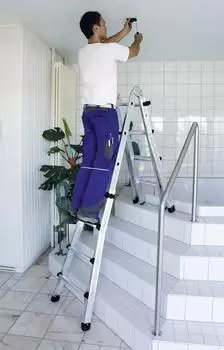 Günzburger Steigtechnik Teleskopleiter 4x3