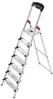 Hailo Alu-Haushaltsleiter XXL L80 Comfortline 4-stufig
