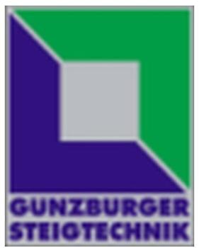 G&uuml;nzburger Steigtechnik Aluminium-Treppe Plattform 60&deg; 12 Stufen (300412)