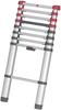 Hailo Teleskopleiter FlexLine T80, 7113-091, 2,6m, aus Aluminium mit 9 Sprossen