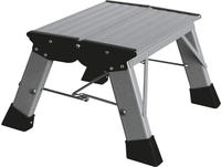 KRAUSE Trittleiter "Treppy Plusline gr&uuml;n" Aluminium, 1x1 Stufen, Arbeitsh&ouml;he...