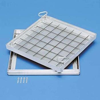 Zarges Schachtabdeckung mit Wanne 600x600mm, Aluminium (47004)