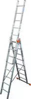Aluminium-vielzweckleiter Monto Tribilo Mit Treppenfunktion 6,05 M Viel-/