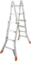 Aluminium-gelenk-teleskopleiter Monto Telematic 5 M Doppelstufenleiter - Krause