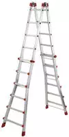 Hailo M80, Aluminium-multifunktionsleiter, 4x6 Sprossen