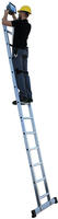 Munk Sprossen-Anlegeleiter mit Standard-Traverse 12 Sprossen