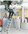 Zarges Saferstep B Alu 2-tlg. gebördelt Stehleiter