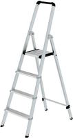 ML Aluminium-Stufenstehleiter einseitig begehbar, 4 Stufen