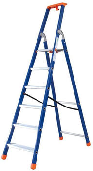 Facal Stufenstehleiter 6 Stufen QUADRA Picta S300 Epoxid-Lack