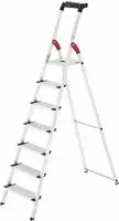 Hailo Stehleiter ComfortLine L80, 8040-707, mit Plattform, aus Aluminium, bis...