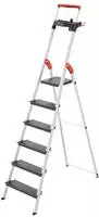 Hailo Stehleiter TopLine L100, 8050-607, mit Plattform, aus Aluminium, bis 150kg,