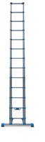 Teleskop-Sprossenanlegeleiter Compactstep L 13Sprossen L.0,88-3,8m ArbeitsH.4,5m