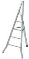 Profi-Obstbaumleiter konisch aus Aluminium F600 4 Trapezsprossen