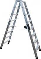 MUNK Stehleiter mit ergo-pad beidseitig begehbar 2x14 Stufen