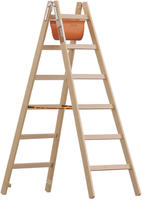 Layher 1038 Holzstehleiter 2x12 Sprossen