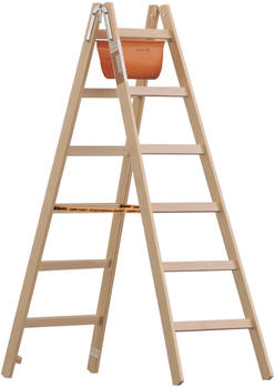 Layher Holzstehleiter 2 x 12 Sprossen (1038212)