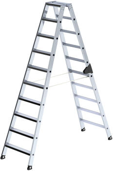 Günzburger Steigtechnik Alu-Stehleiter 2x10 Stufen (42220)