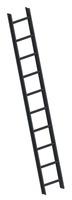 Layher Dachleiter anthrazitgrau 10 Sprossen