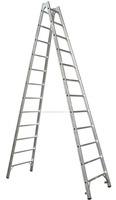 Stehleiter 2x12 Sprossen Alu.Leiterl&auml;nge 3460mm Arbeits-H.b.ca.4600mm