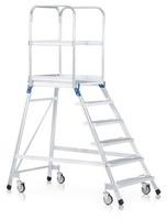 ZARGES Podesttreppe einseitig 8 Stufen