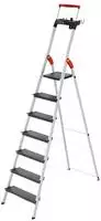 Hailo Stehleiter "L100 TopLine" Alu-Sicherheits-Stehleiter 7 Stufen