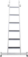 Stufen-Glasreinigerleiter Unterteil mit nivello&reg;-Traverse 6 Stufen