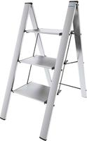 Bischof Colombo Trittleiter "Leonardo 2" 3-stufig, klappbar, rutschfeste Stufen,